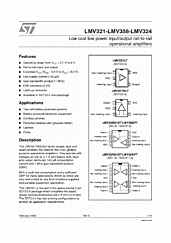 DataSheet LMV324 pdf